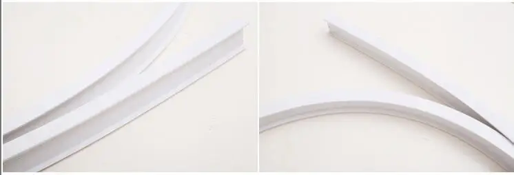 1miter rails curved/straight track plastic Nanometer silence Flat curved track curtain hook single double Track pole Accessories