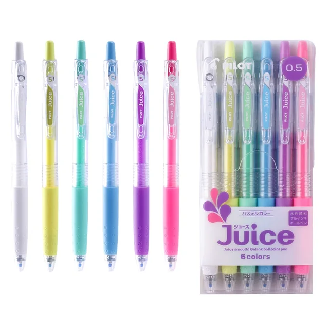 PILOT JUICE LJU 10UF 0.5mm GEL BALL POINT PEN Japan 1 SET 12 Colors/6