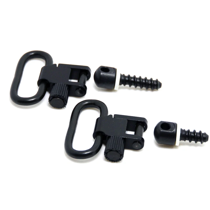 2Pcs Gun Rifle Sling Swivels Quick Release Gun Sling Mounting Kit Sport