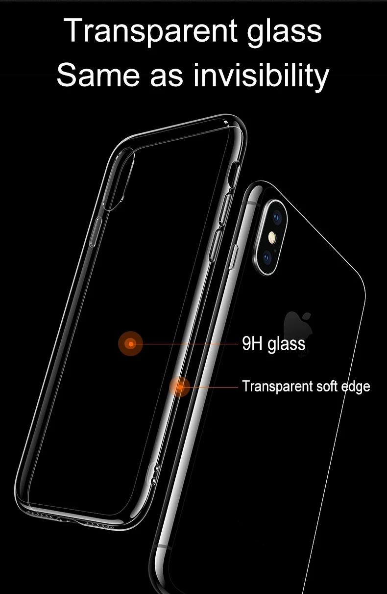 Чехол из закаленного стекла для iPhone 6 7 8 plus X XS чехол для max XR стеклянная крышка для iPhone 7 x R 6 8 plus xs max чехол для телефона i чехол для телефона 7