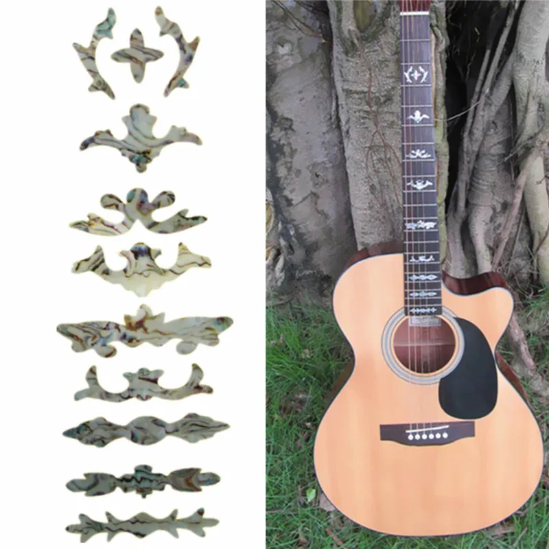 Pegatina para incrustaciones de guitarra, marcador de diapasón, calcomanías  de patrón mixto, hermoso diseño|guitar inlay|inlay stickerguitar inlay  stickers - AliExpress