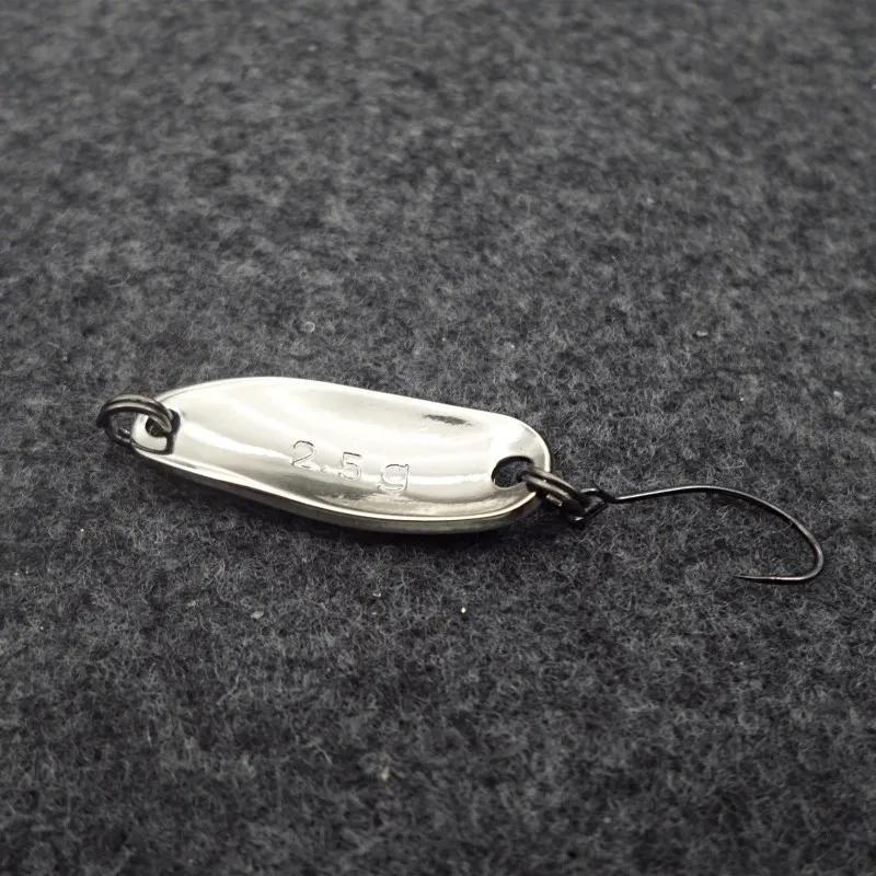 2.5g spoon fishing lure isca artificial metal bait swimbait trout lure fishing spinner blade lure