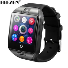 FREZEN Bluetooth Smart Watch Q18 SmartWatch With Camera MP3 Smartwatch Support SIM TF Card For Android Phone PK DZ09 A1 GT08 U8