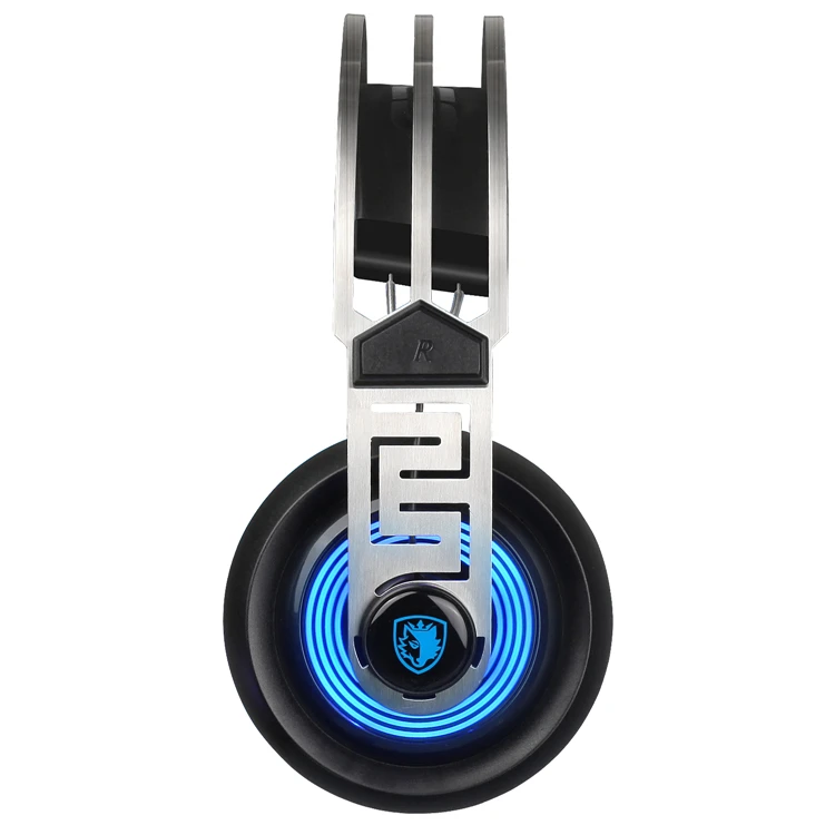 Sades A7 7.1 Surround Sound USB Gaming Headset Headphones Blue color (2)