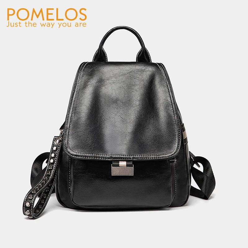 

POMELOS Backpack Women New Arrivals High Quality PU Leather Backpack For Women Fashion Urban Girls Backpack Small Functional
