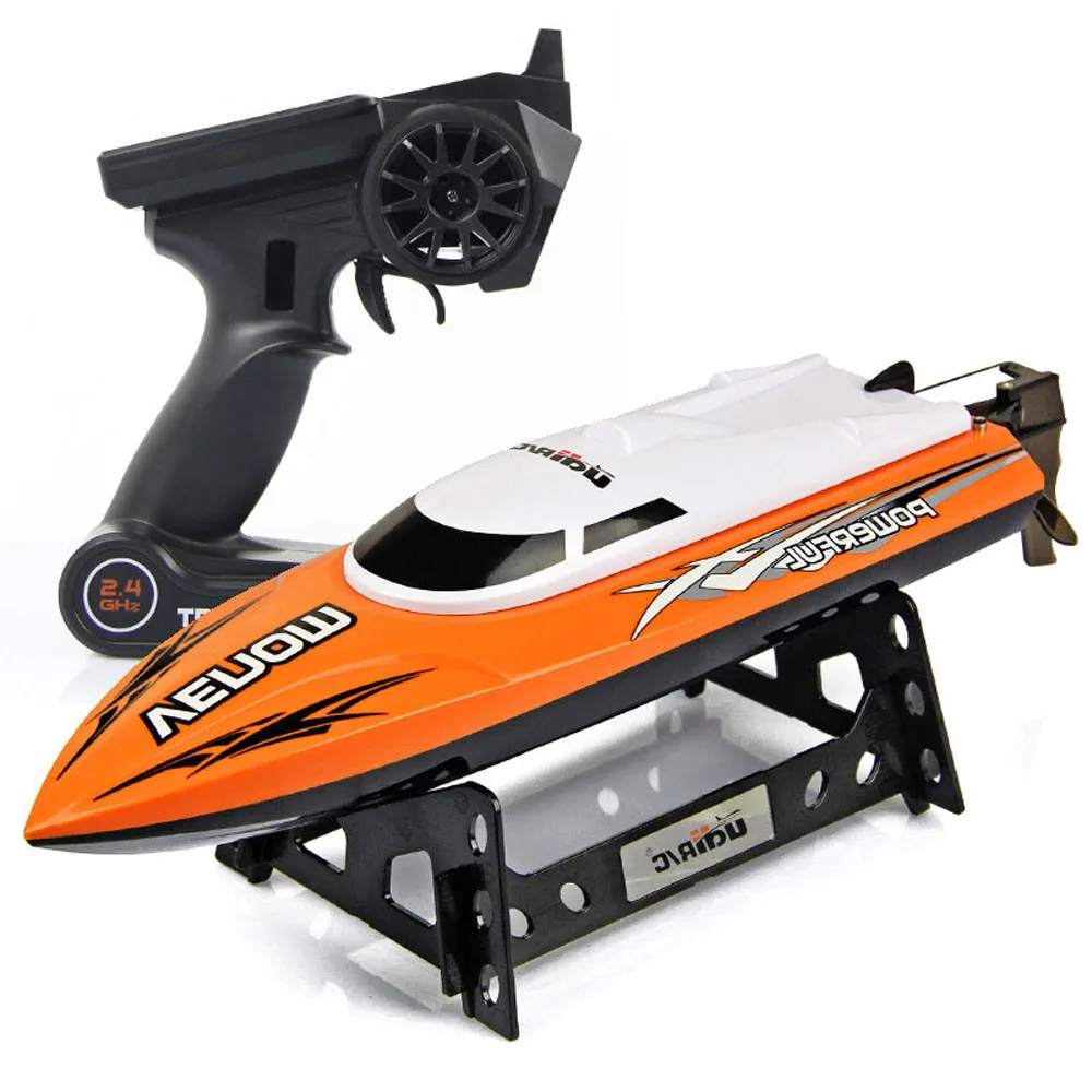 

IS Boat Model RC toy For Udirc 2.4GHz High Speed Remote Control Electric Boat Speedboat Toys for children D50