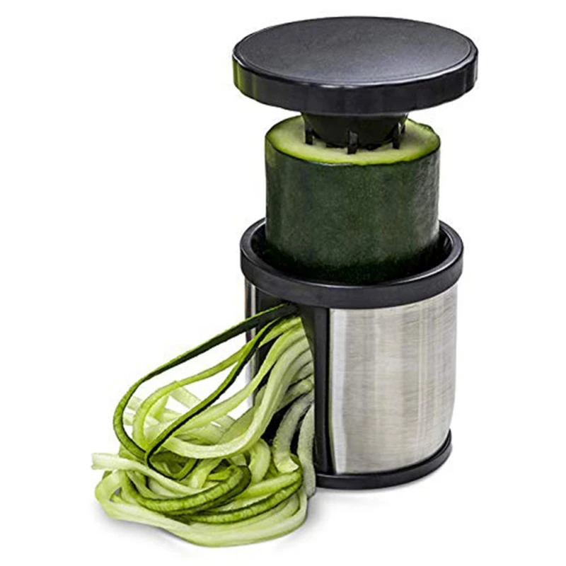 

Creative Kitchen Slicer Home Garden Kitchen Dining Funnel Cutter Handheld Vegetable Spiral Planer