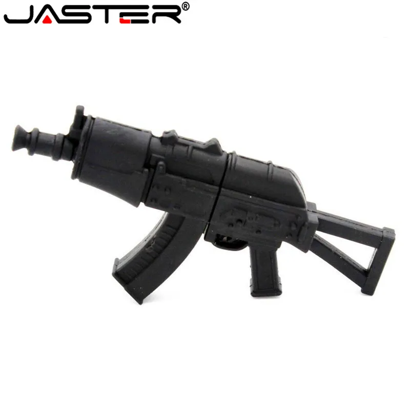 

JASTER Free shipping 4gb/16gb/32gb/64GB bulk ak47 U Disk pistol pen drive cartoon gun usb flash drive memory stick pendrive