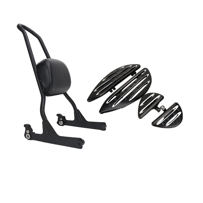 

Footpeg Floorboard Shifter Rear Seat Sissy Bar Backrest for Harley Davidson Fatboy Fat Boy Electra Glide Road King MBJ092