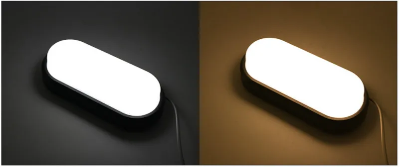 Светодиодный водонепроницаемый круглый потолочный водонепроницаемый светильник для ванной комнаты IP54 лампа для крыльца установка поверхности 15 Вт/18 Вт 220 В наружная перегородка лампа
