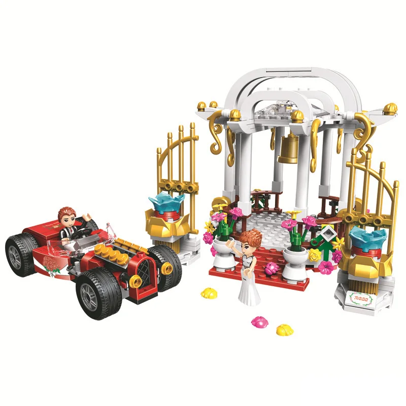 

NEW WEILE Friends Lace Wedding Scene 5073 Creative Building Toys Set For Kids Best Learning and Roleplay Gift For Girls and Boys