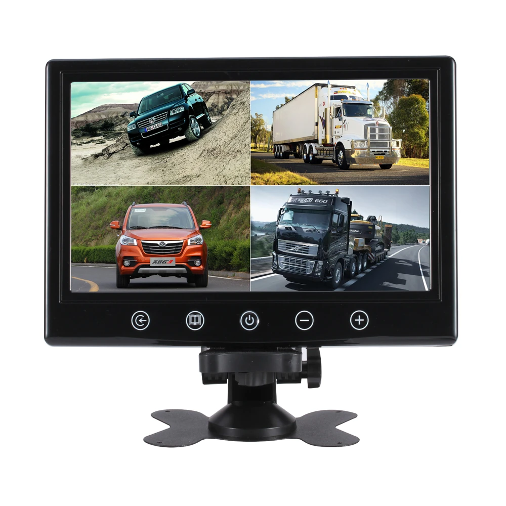 9.2 Inch Quad Display Screen Cctv Tft-led Monitor With Metal Shell &  4bnc/vga For Pc & Multimedia & Donitor Display & Microscope - Cctv Monitor  - AliExpress