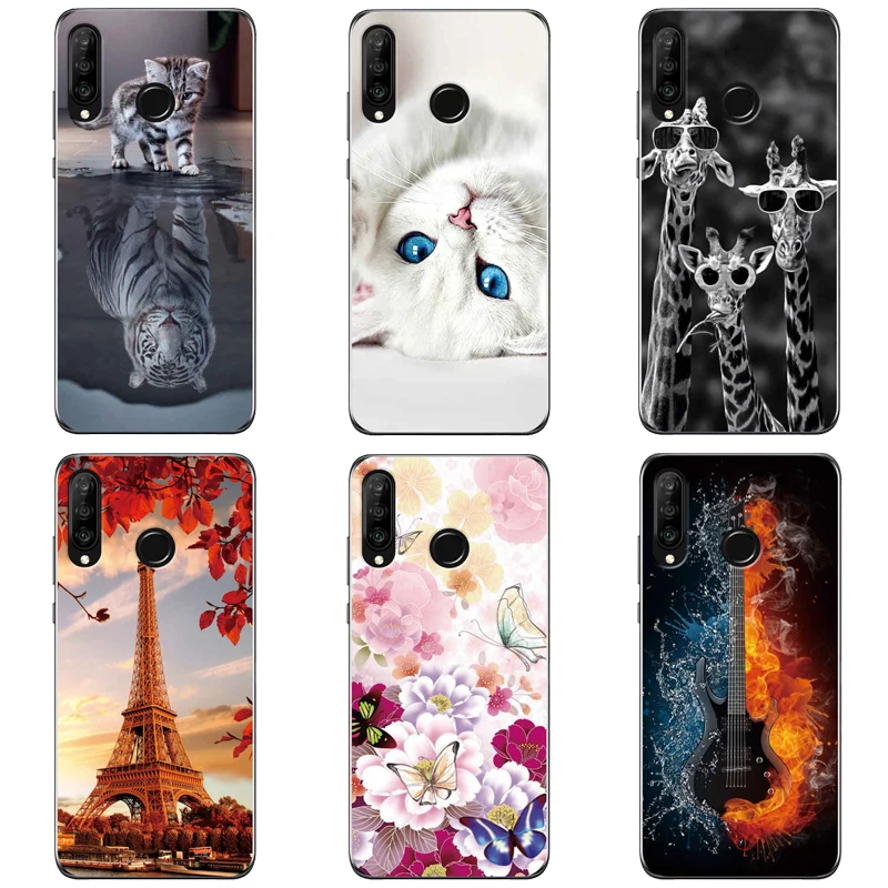Для huawei P30 Lite случае телефон задняя крышка Мягкий силиконовый чехол для Pro P 30 P30Lite