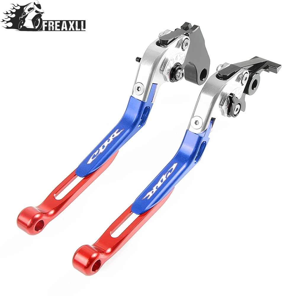 CNC Алюминий мотоциклов сцепные рычаги Ручка для Honda CBR250R CBR 250R 250 R 2011 2012 2013 - Цвет: silver blue red