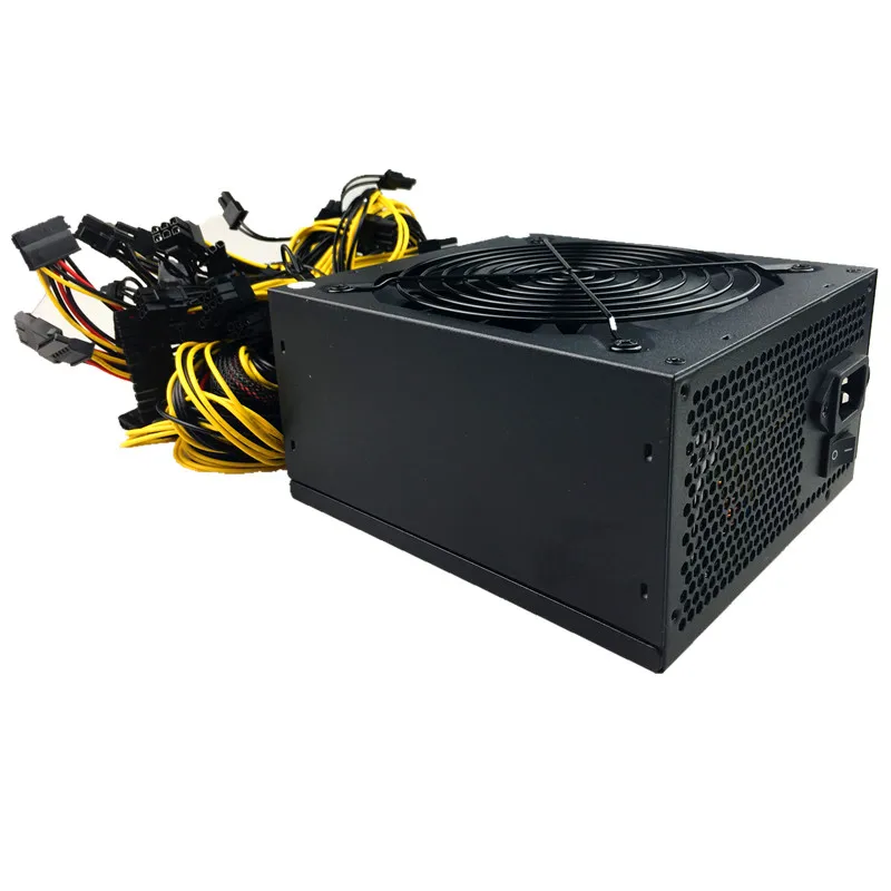 T. F. SKYWINDINTL 2000W ATX 12V ETH монета Майнер блок питания для ПК блок питания 8 видеокарт Биткоин Майнер Райзер PSU 2000W