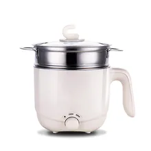 110 В 220 В электрическая бытовая многофункциональная кухонная машина с пароваркой, мини 1.5л горячий горшок, мультиварка с вилкой EU/AU/UK/US