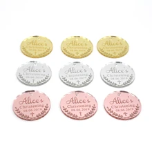 12 штук бумажная упаковка для шоколада баров доска зеркало из розового золота Baby Shower/крестины и крещения крестины ярлыки украшения