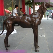 Bi002514 Огромный Бронзовый Искусство Благородный Борзые Собаки Скульптура