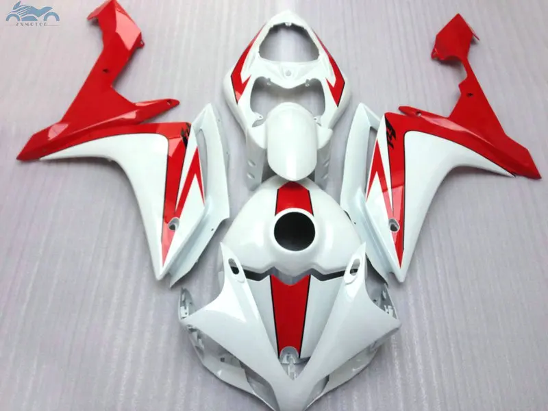

Free 7gifts Injection fairing kit fit for YAMAHA 2007 2008 YZFR1 YZF R1 07 08 red white motorcycle fairings body kits YB28