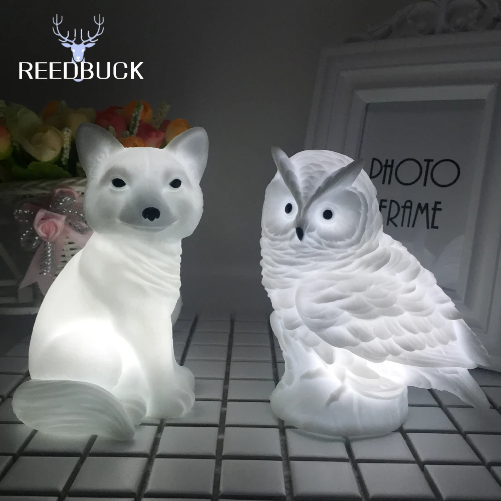 LED Rabbit fox night light lovely lamp (6)