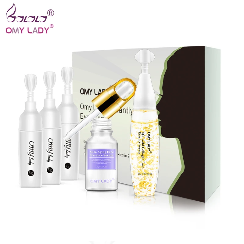 OMYLADY Serum Set Korean Cosmetic Deep Moisturizing Eye Cream Hydrating