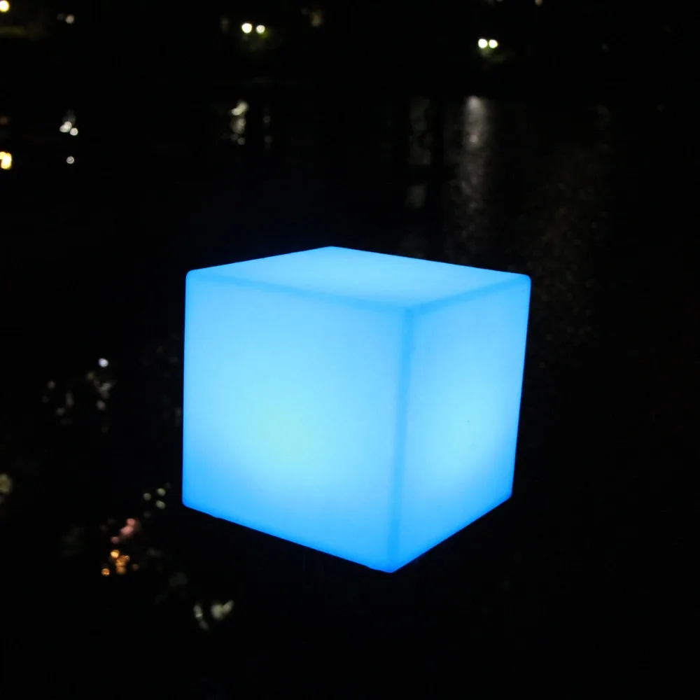 D30cm освещенный светодиодный куб Водонепроницаемый светодиодный лед световой куб изменение цвета 120 мм открывалка Skybess Заводская распродажа 4 шт./партия