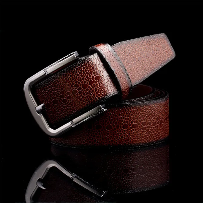 

New Arrival! Man Belt Fashion Artificial Leather Brand designer Pin buckle High Quality Leather Belts For Man