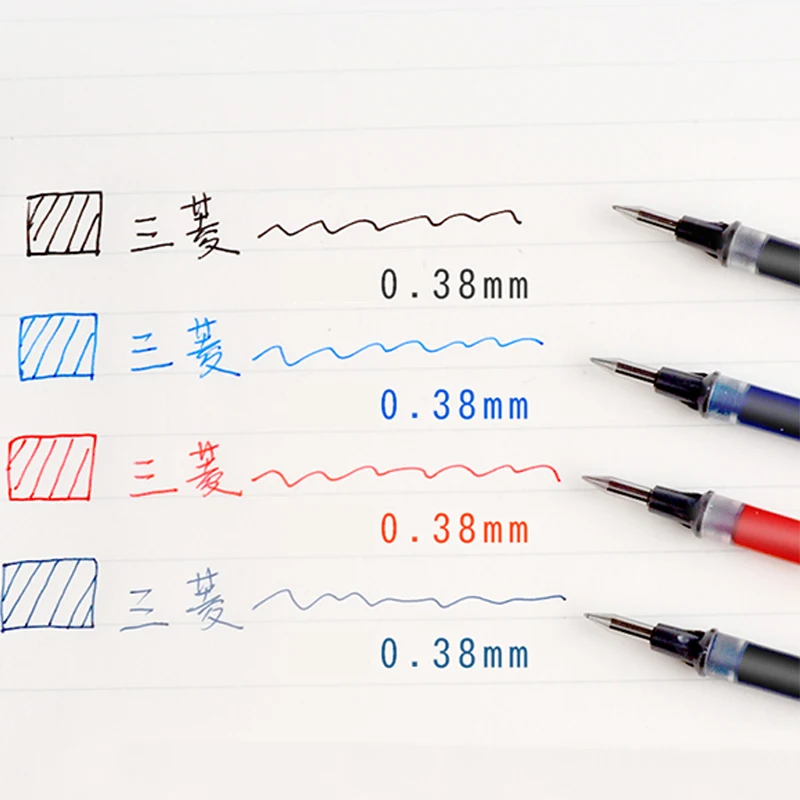 12 шт./партия Uni-Ball Signo Refill UNI Mitsubishi UMR-1 гелевая ручка Refill 0,38 мм тонкая денежная для UM-151