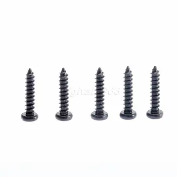 

100Ps/Set Black M2x10mm Thread-Forming Screws Cross Head Screws For Plastic Wooden Jewelry Box Self tapping Computer Case Screws