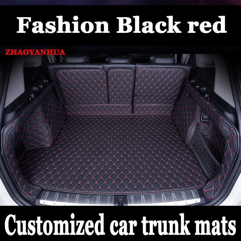 Custom fit car trunk mat for BMW X1 TPE+XPE Anti-slip leather styling tray carpet cargo liner |