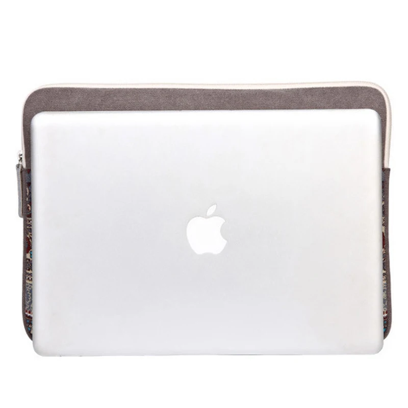Водонепроницаемая Холщовая Сумка для ноутбука Macbook Pro 13 Чехол 11 12 14 15 чехол для Xiaomi notebook Air 12,5 13,3 15,6 женские сумки