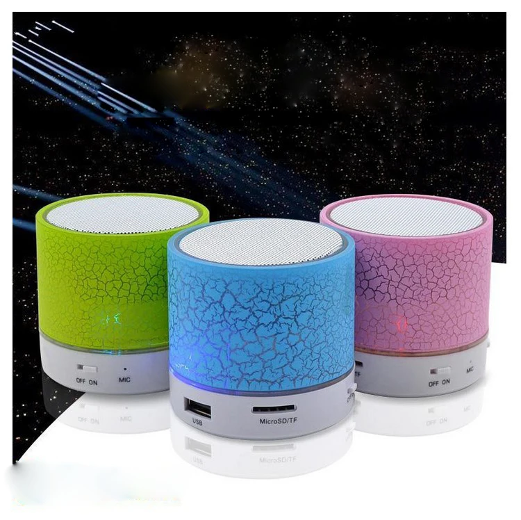 

Mini Car LED Bluetooth Speaker Subwoofer U Disk Card Speaker Stereo Audio Music Player
