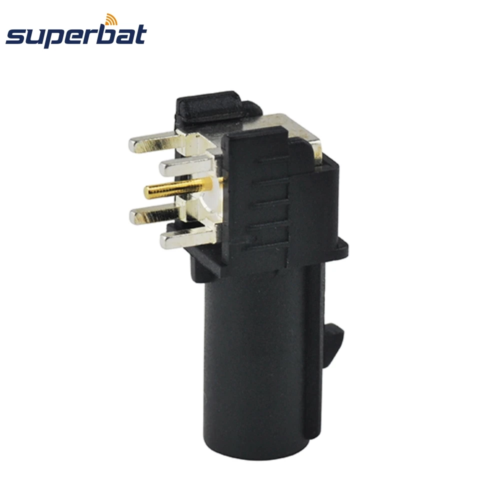 RF Coaxial Connector for Satellite Radio Right Angle Male PCB Mount