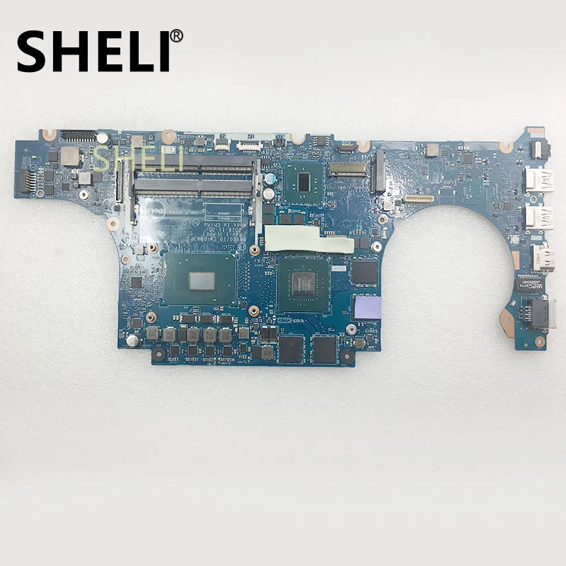 

SHELI FOR Dell Inspiron 15 7567 Laptop Motherboard W/ i5-7300 CPU GTX1050 4GB GPU 0KD43Y CN-0KD43Y LA-D993P DDR3