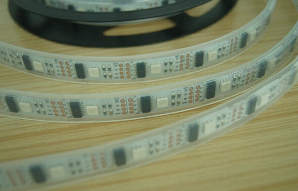 Светодиодная лента WS2801 32 светодиода/м DC 5 В SMD5050|led strip|rgb led stripled strip addressable |