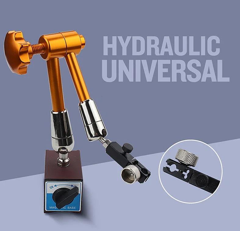 380mm Hydraulic universal magnetic base table seat for dial indicator dialgage gauge Small | Инструменты