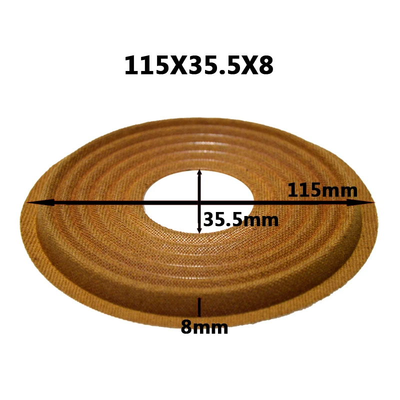 2 шт 113x25,5/115x25,5/115x35,5 мм эластичный волновой громкий динамик сабвуфер низкочастотный динамик с басами спикер Ремонт паук демпфер