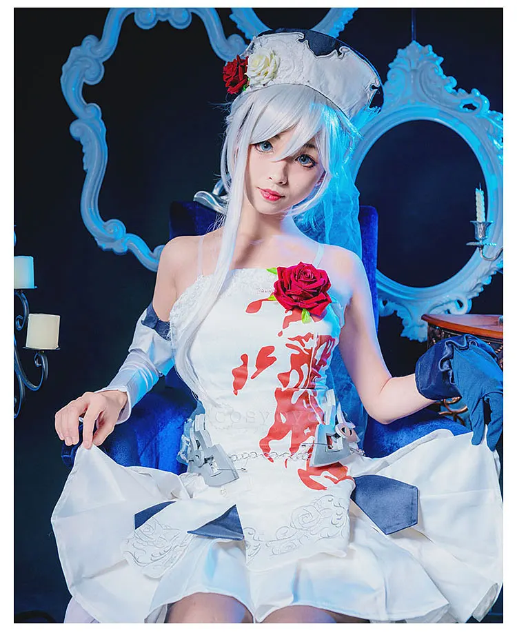 Косплей Любовь SINoALICE Алиса Косплей Костюм Dead Alice Shirayukihime Белоснежка готические монахи Косплей Костюм на заказ