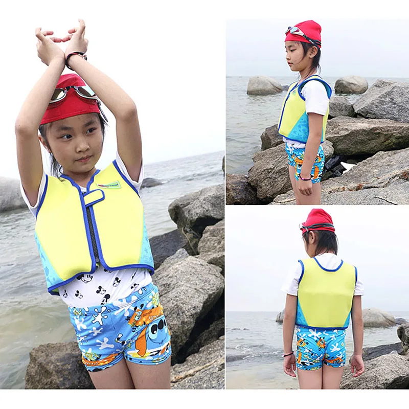 Professional Swimming детская Спасательная куртка съемный портативный дышащий неопрен куртка безопасности жилет