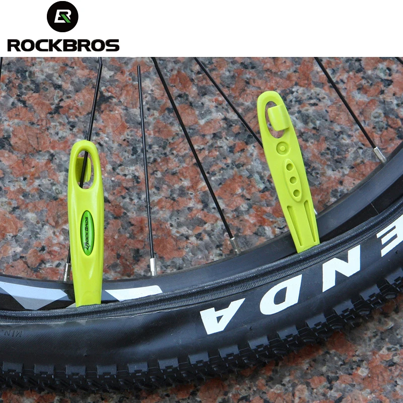ROCKBROS высокое качество сверхлегкий велосипедный рычаг пом шины MTB катания на горных велосипедах колеса ремкомплект инструмент 4 цвета - изображение