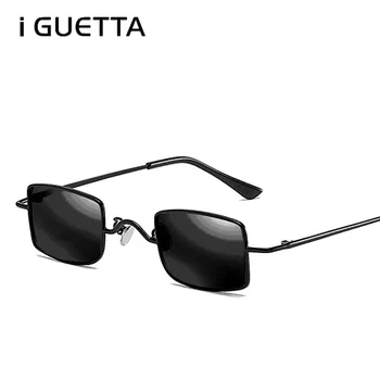 

iGUETTA Small Square Luxury Sunglasses Women Brand Designer Lady Vintage Designer Metal Sun Glasses Frame Unisex UV400 IYJB105