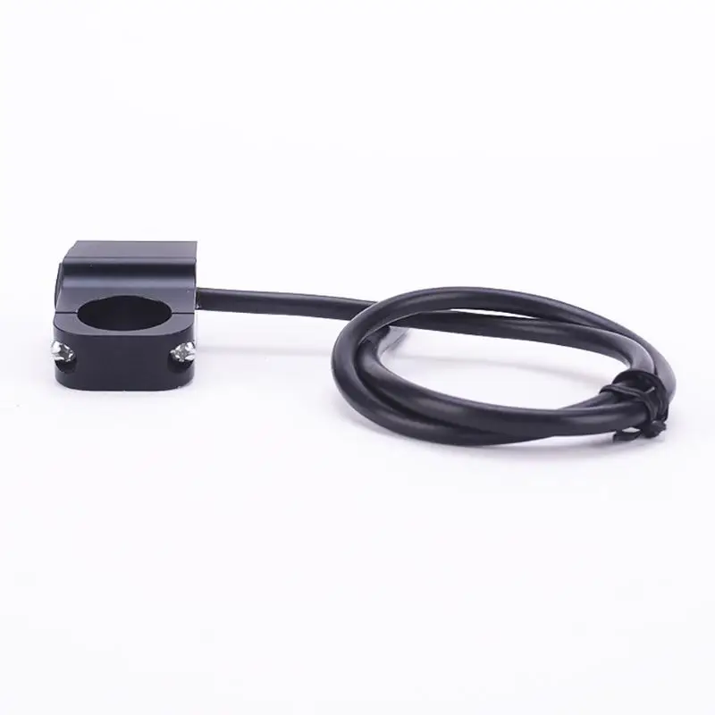 12 V 10A переключатель на руле мотоцикла из алюминиевого сплава с индикатором света 50 см длина кабеля коммутатор для мотоцикла управления