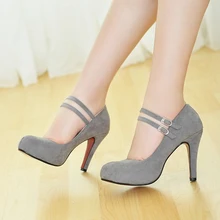 2016 Sexy High Heels Red Bottom Wedding Shoes Gladiator Buckle Straps Hot Selling Platform Mary Jane Pumps for Women