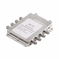 Портативный 2x8 JS-MS28 спутниковый сигнал Multiswitch 950-2150 МГц LNB напряжение выбранный переключатель Низкая потеря приемник LNB Multiswitch