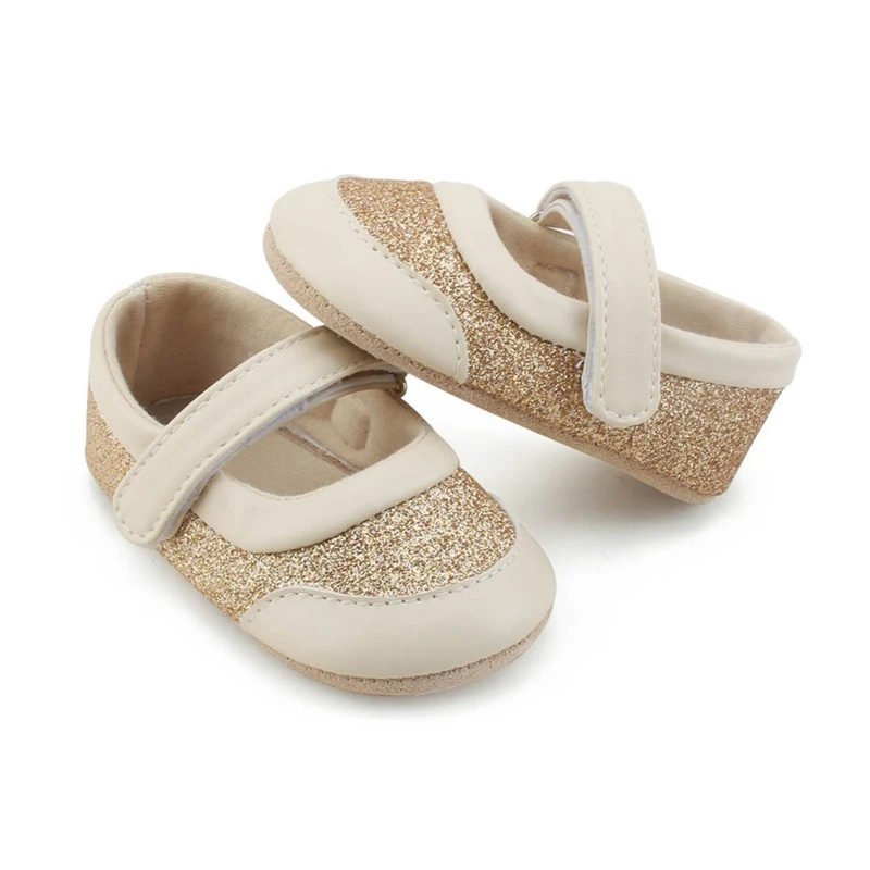 

Newborn Baby Girl Shoes Prewalker First Walkers Lovely Golden Sneakers Infant Girl Princess Shoes New born Kids Girls Shoes