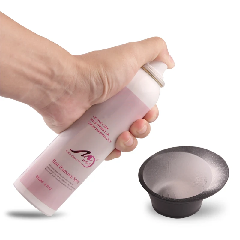 Newest SprayAway Painless Hair Removal Cream Depilatory Cream Smooth Skin Body Master Removal Cream Foam Mousse 5