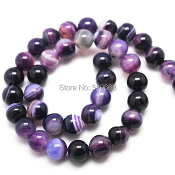 

64 Pieces/Lot,Nature Purple Lace Agatee Bead,For Shambala Bracelet Making,Charms Jewelry,Size: 12mm