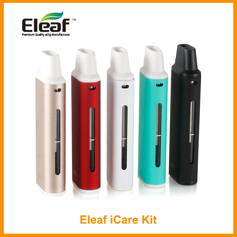 Original Eleaf iCare Starter Kit 1.8mL Capacity Built in 650maAh With New IC 1.1ohm Head Tinier E-Cigarette