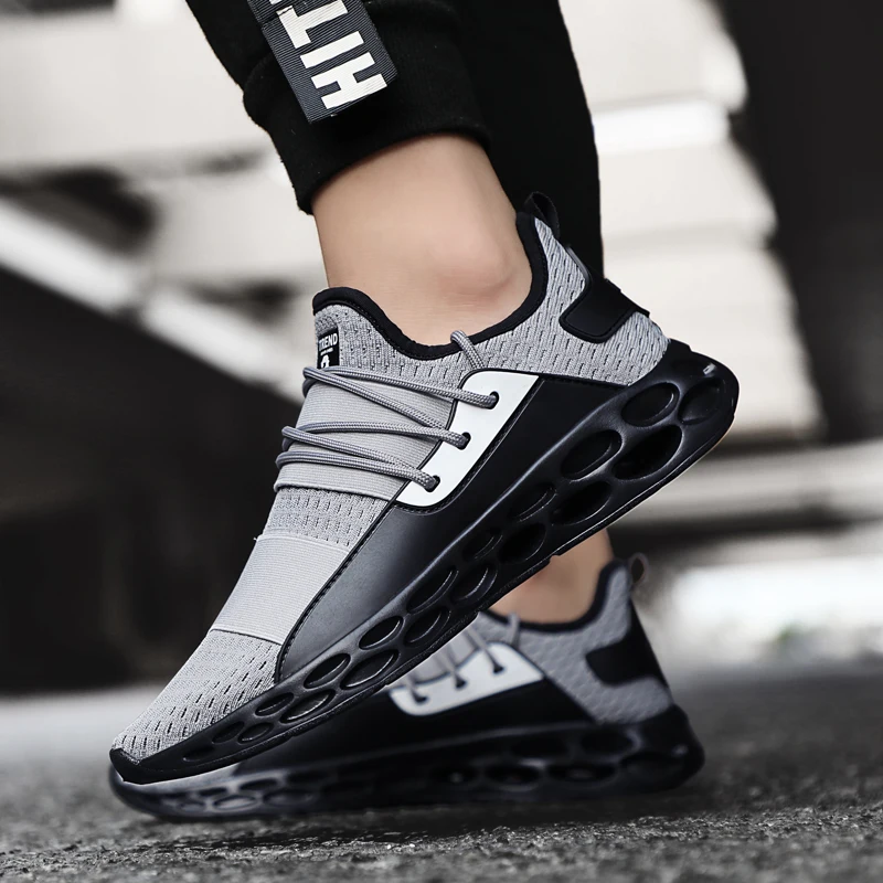 

Luxury Brand Men Leisure Sports Running Shoes Breathable Comfortable Walking Trainer Male Sneakers Sapatos Masculinos Footwear