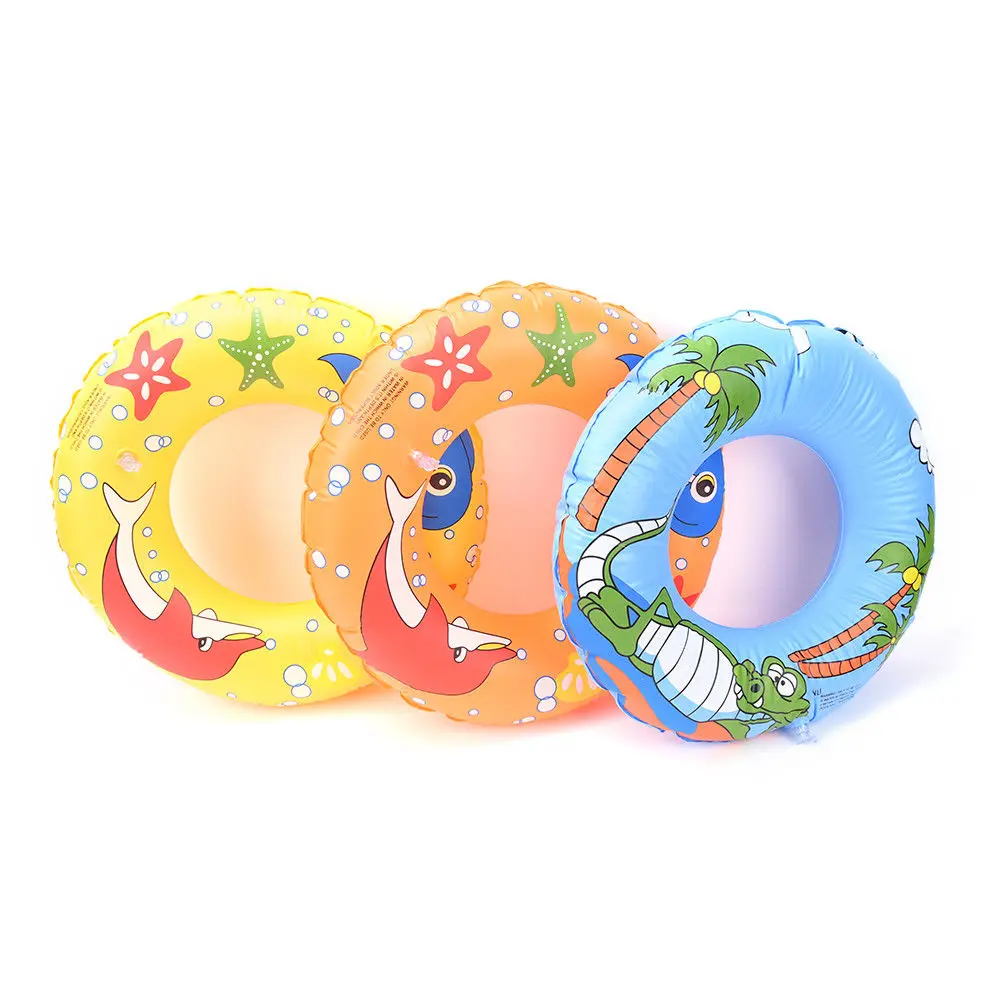 Outdoor Kids Swimming Rings Beach Water Dolphin Starfish Inflatable